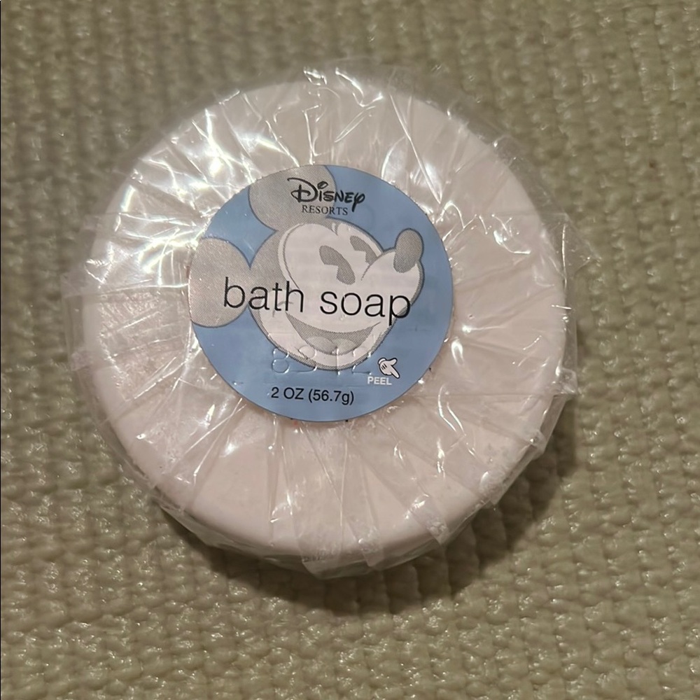 DISNEY WORLD MICKEY MOUSE BATH SOAP- 2 OZ- SEALED-